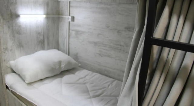 Кровать в общем номере Blossom Hostel