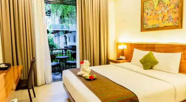 艾里巴厘岛金巴兰捷鹏 1 号樱花酒店(Airy Jimbaran Jepun 1 Sakura Bali), Reservar Hotel Hotéis em Bali com piscina, Piscina