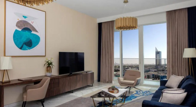 Апартаменты Superior c 1 комнатой Avani Plus Palm View Dubai Hotel & Suites