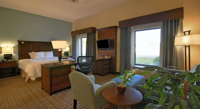 Двухместная студия Hampton Inn & Suites New Iberia Avery Island