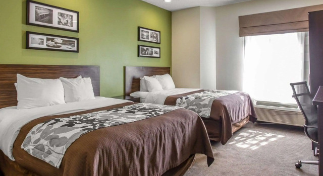 Четырёхместный номер Standard Sleep Inn Columbia
