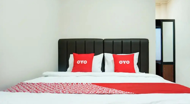 Номер Deluxe Hotel O Kedaton Near Rumah Sakit Advent Bandar Lampung Formerly Hotel Plain C Lake