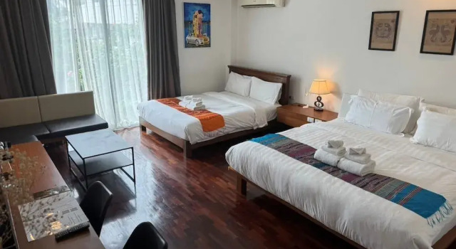 Четырёхместный номер Standard с балконом Mango Tree Resort