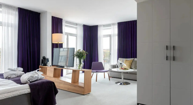 Люкс с видом на реку Elite Stadshotellet Eskilstuna, Hotel & Spa