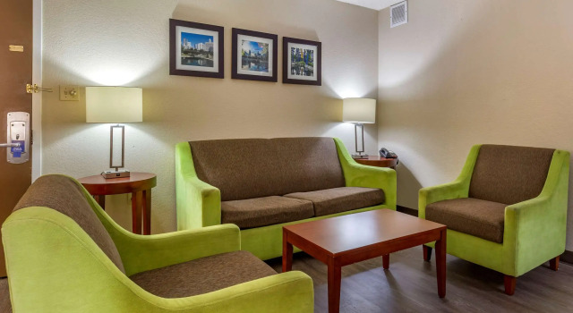 Двухместный люкс Comfort Inn Fort Mill Amusement Park at Carowinds Blvd