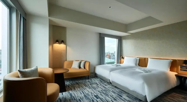 Двухместный номер Hollywood Superior Corner с красивым видом из окна The Gate Hotel Ryogoku by Hulic