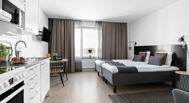 Двухместная студия Forenom Hotels & Apartments Flemingsberg - 10min from Älvsjö