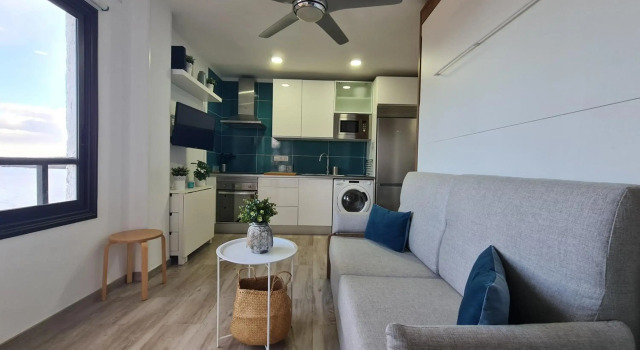 Acogedor estudio en Candelaria en primera línea de mar