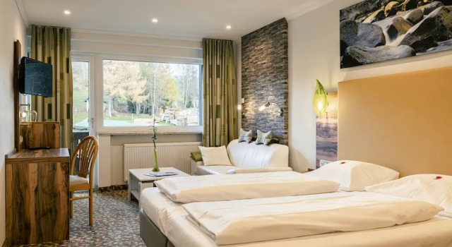 Номер Comfort Landhotel GrünWies -Bonsai-Wellness Garni