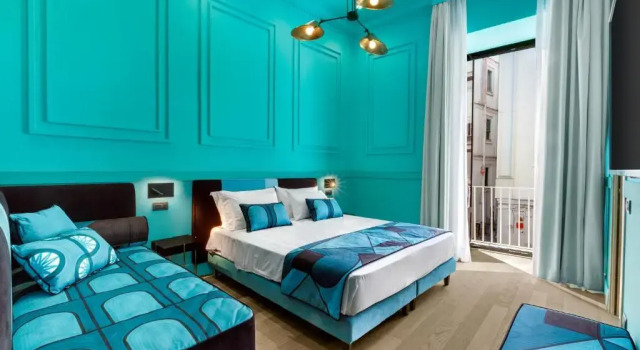 Двухместный номер Deluxe с балконом и с видом на город YourHome - Maison Iovino Luxury Rooms