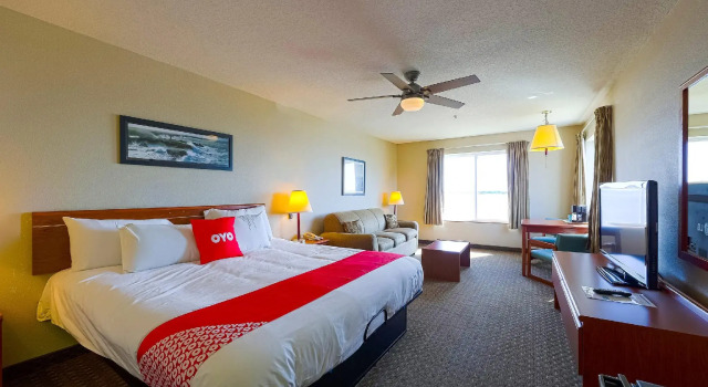 Номер Standard с видом на залив Siletz Bay Beachfront Hotel by OYO Lincoln City