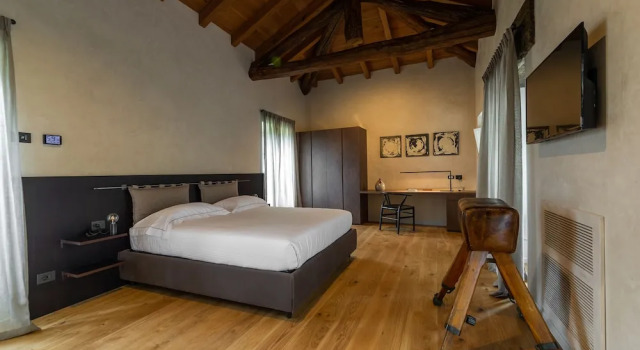 Двухместный номер Deluxe с видом на сад Relais San Vigilio al Castello