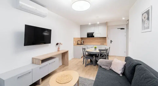 Апартаменты Premium с балконом и рядом с пляжем Posesja Plażowa 4a II & SPA by POSESJA APARTAMENTY Grzybowo