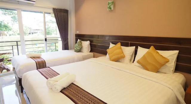 Трёхместный номер Deluxe с балконом Nan For You Resort