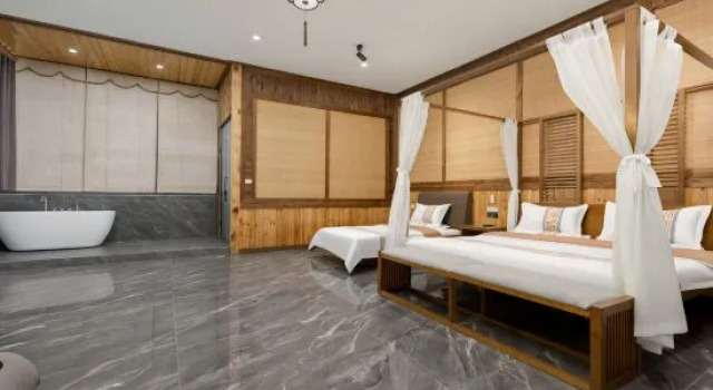 Люкс Deluxe с красивым видом из окна Huashan Outdoor Theme Hotel