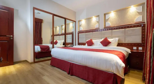 Апартаменты Deluxe с 2 комнатами с видом на парк Al Liwan Suites Rawdat Al Khail
