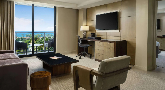 Двухместный люкс c 1 комнатой с видом на океан Hotel La Jolla, Curio Collection by Hilton