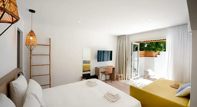 Семейный номер Standard с видом на сад Hôtel L Estelle en Camargue