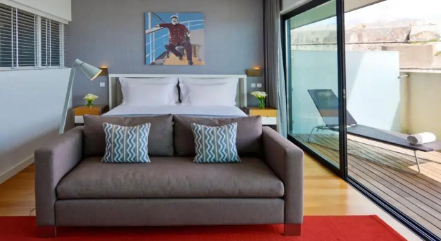 Трёхместный номер Superior с видом на море Pestana Cidadela Cascais - Pousada & Art District