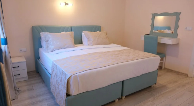 Апартаменты с 2 комнатами с балконом и с видом на горы Şahin Tepesi Apart Otel
