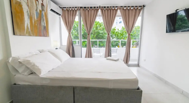 Апартаменты Standard с 4 комнатами с балконом Apartamento Unik Cartagena Edificio Faro Tequendama