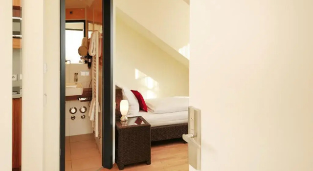 Студия с красивым видом из окна GuestHouse Mainz