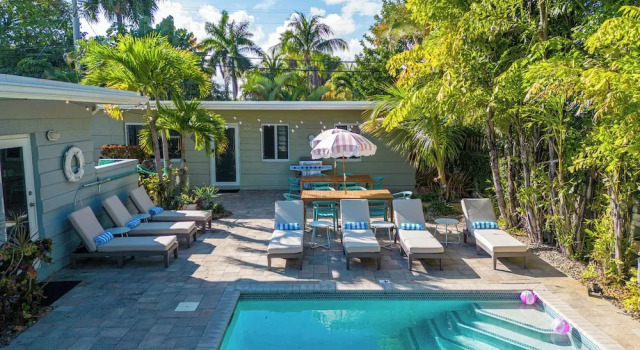 Вилла BRIGHT Fort Lauderdale Tropical Retreat