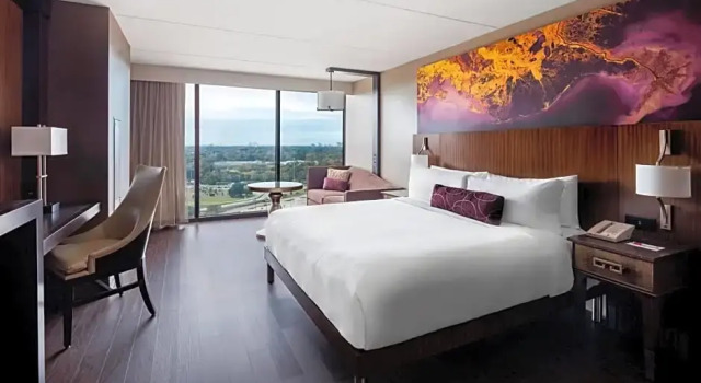 Номер Standard с видом на город Baton Rouge Marriott