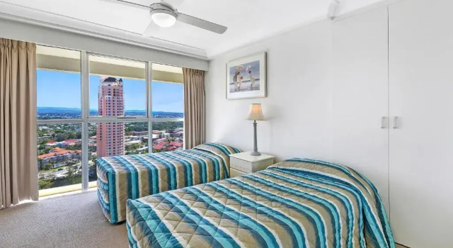 Апартаменты с 2 комнатами с видом на океан Talisman Beachside Broadbeach