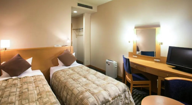 Двухместный номер Standard с красивым видом из окна Yamagata Eki Nishiguchi Washington Hotel