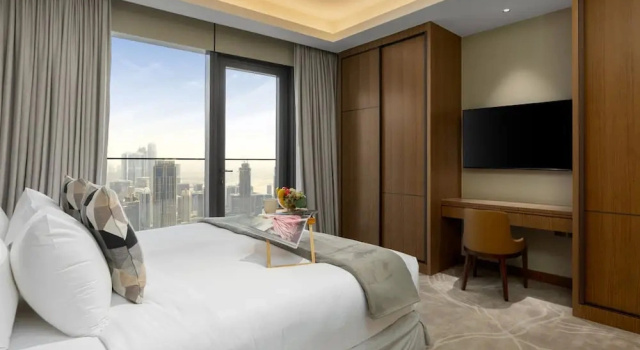 Luxury Apt w Spectacular Burj Khalifa Views, Забронировать Апартаменты/квартира Апартаменты Эмирата Дубая, рядом с Деловой район Эмаар-Сквер, Апартаменты/квартира