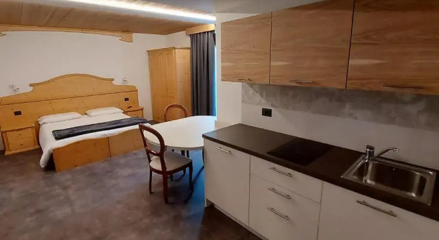 Апартаменты с 2 комнатами Albergo Alpino