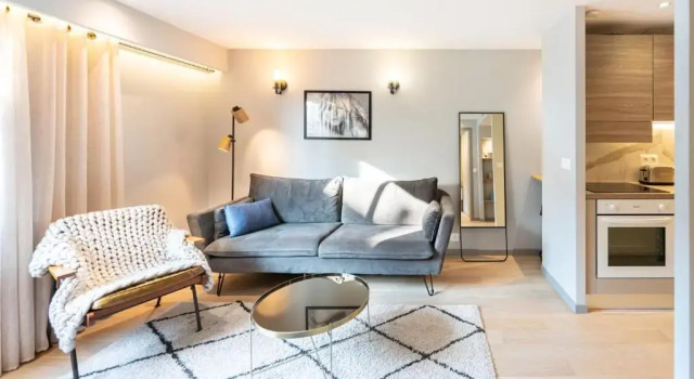 Cannes Close Centre 2 BR architect tribute Brigitte Bardot Olam Properties