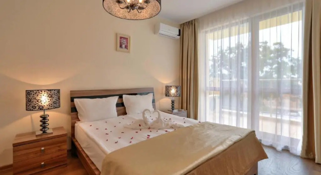 Апартаменты с 2 комнатами с балконом Apart Hotel Golden Line