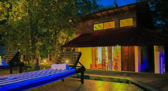 Трёхместный номер Deluxe с балконом и с красивым видом из окна Vaana Resort