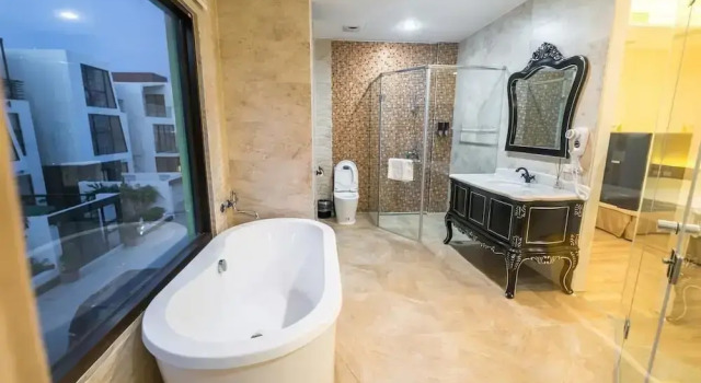 1 makuuhuone Deluxe Neljän hengen huone parvekkeella ING Spa B&B - PengHu