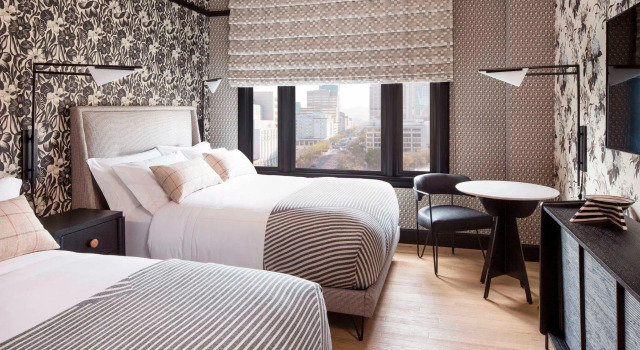 Двухместный номер Premier с видом на город San Francisco Proper Hotel, a Member of Design Hotels