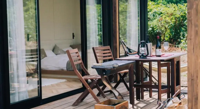 Коттедж с видом на сад Yoichi Vineyard Glamping