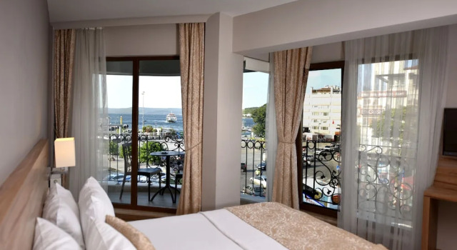 Номер Deluxe с балконом и с видом на море Kule Hotel