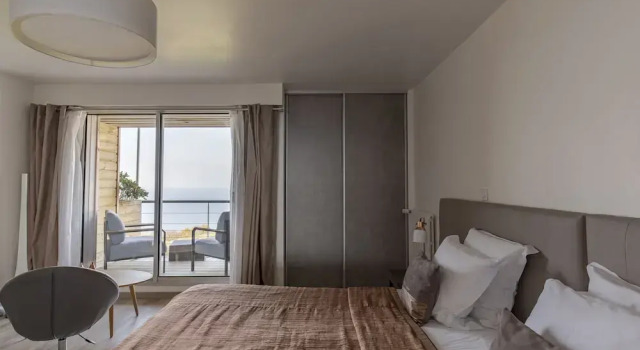 Двухместный номер Deluxe с балконом Cottages Domaine du Grand Bec