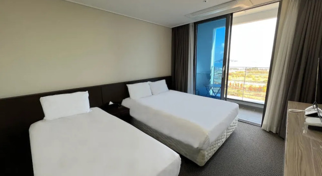 Двухместный семейный номер Deluxe с видом на океан Incheon Rivieraverium Hotel