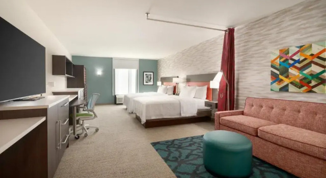Четырёхместная студия-люкс Accessible Home2 Suites By Hilton Woodland Hills Los Angeles