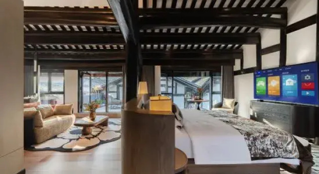 Люкс Chengxiang Mansion | Resort Garden • Dreamy Designer Boutique Stay (Langzhong Ancient City Branch)