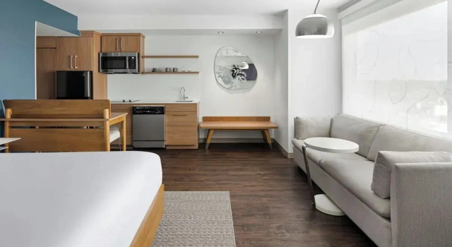 Suite quadrupla 1 camera da letto Element Calgary Downtown