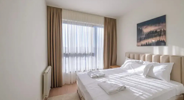 Апартаменты с 2 комнатами с балконом и с видом на реку Waterfront Residences