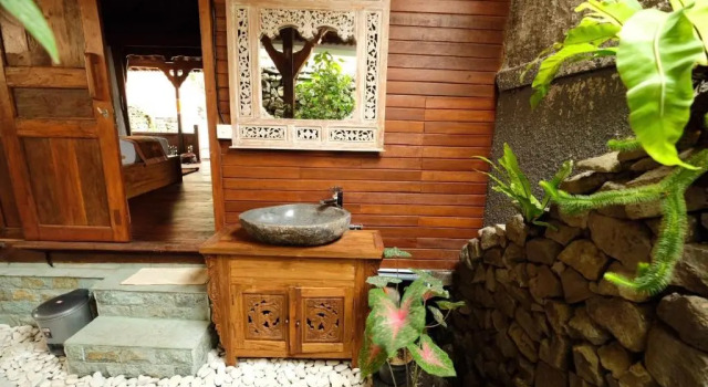 Bumbung Sari Villa, Rezervovat Vila Chaty v Bali, Chalupa