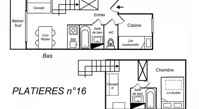 Appartement Méribel, 3 pièces, 5 personnes - FR-1-182-212