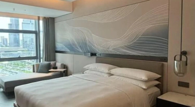 Двухместный номер Standard с видом на город Отель Courtyard by Marriott Zhuhai