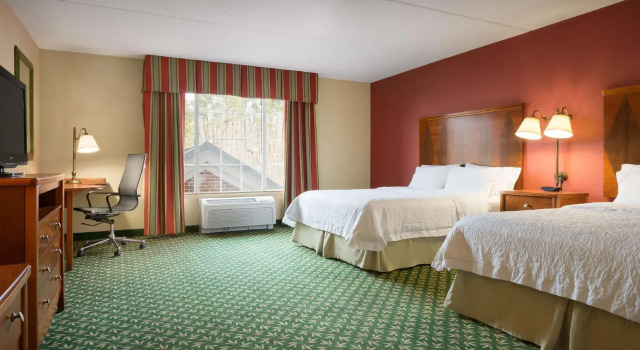Четырёхместный номер Standard Hampton Inn & Suites Williamsburg-Central