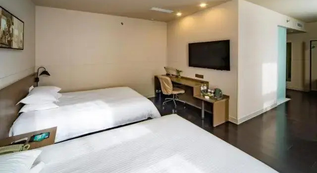 Двухместный номер Standard Jinjiang Inn Select Zibo Boshan Passenger Station Branch